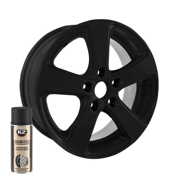A doua imagine a K2 COLOR FLEX NEGRU MAT 400 ML