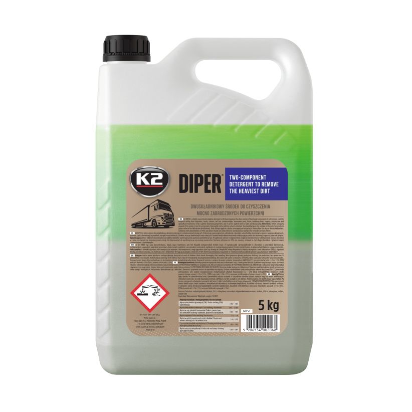 K2 DIPER 5KG Agent bicomponent pentru indepartarea celor mai grele murdarii