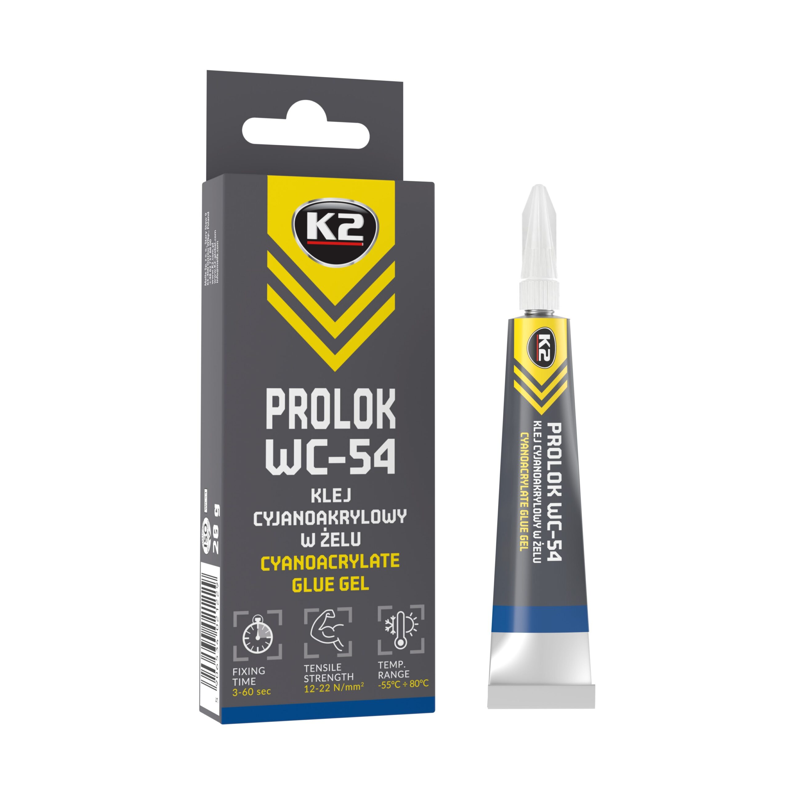 K2 PROLOK WC-54 20g Adeziv gel cianoacrilat