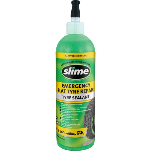 Solutie antipana pentru anvelope fara camera 473 ml SLIME