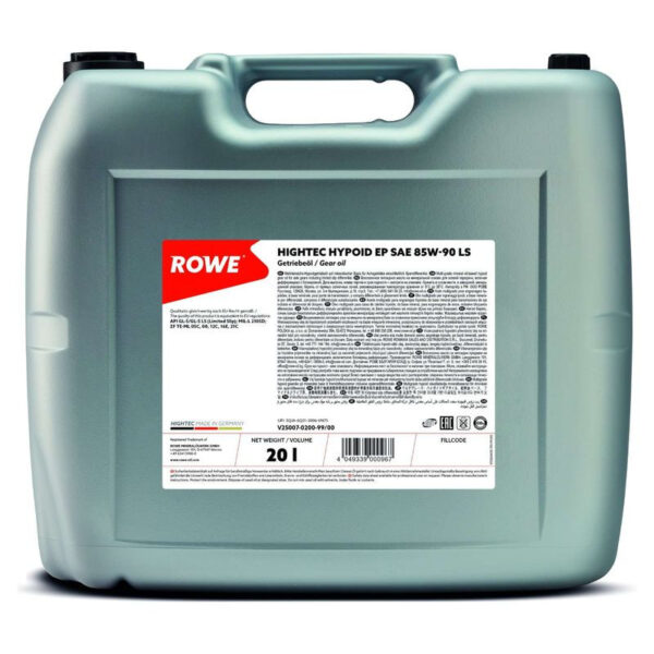 ULEI DIFERENTIAL ROWE HIGHTEC HYPOID EP SAE 85W90 LS 20L