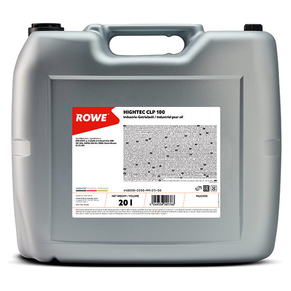 ULEI UTILAJE INDUSTRIALE / MAȘINI-UNELTE ROWE HIGHTEC CLP 100 20L