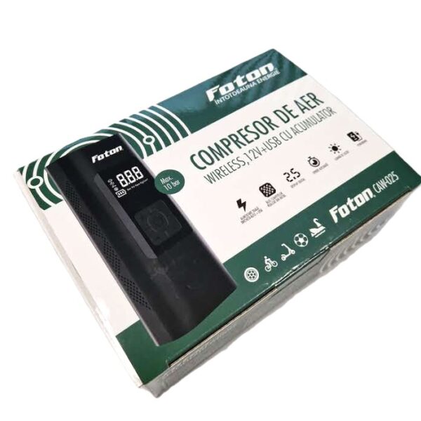 A doua imagine a Compresor cu acumulatorFoton CAW-025 12V+USB 10bar