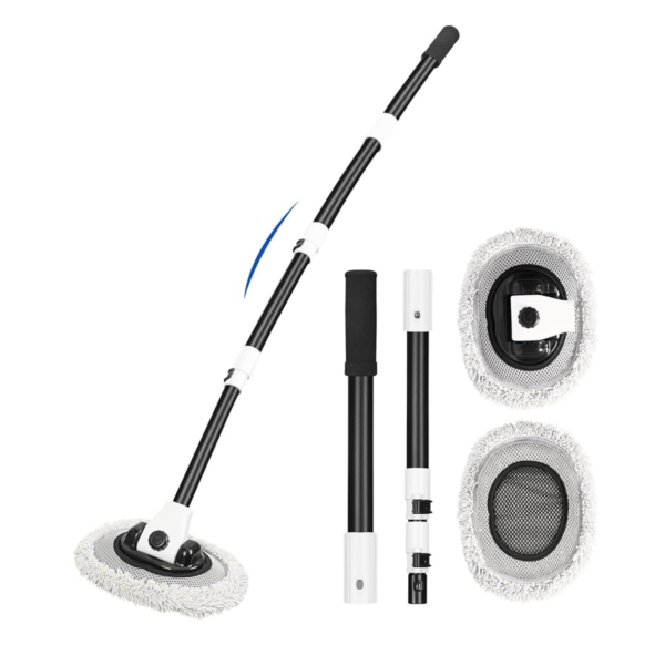 A doua imagine a Perie telescopica cu mop microfibra 60-112cm