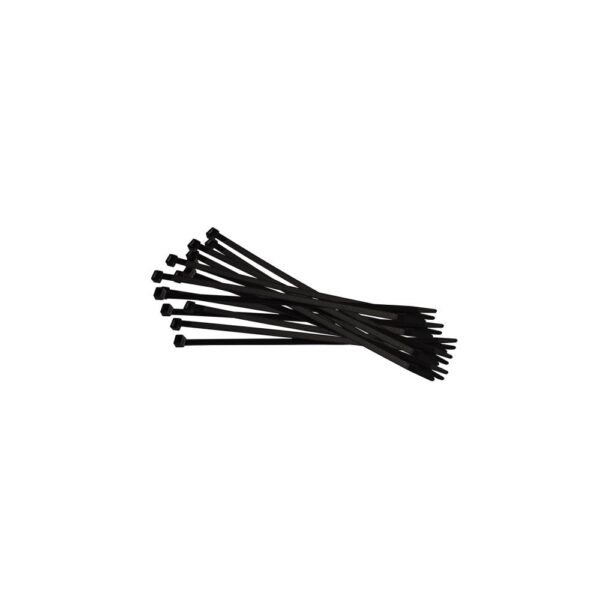 COLIERE NYLON NEGRE 2.5*200 MM SET 100 BUC