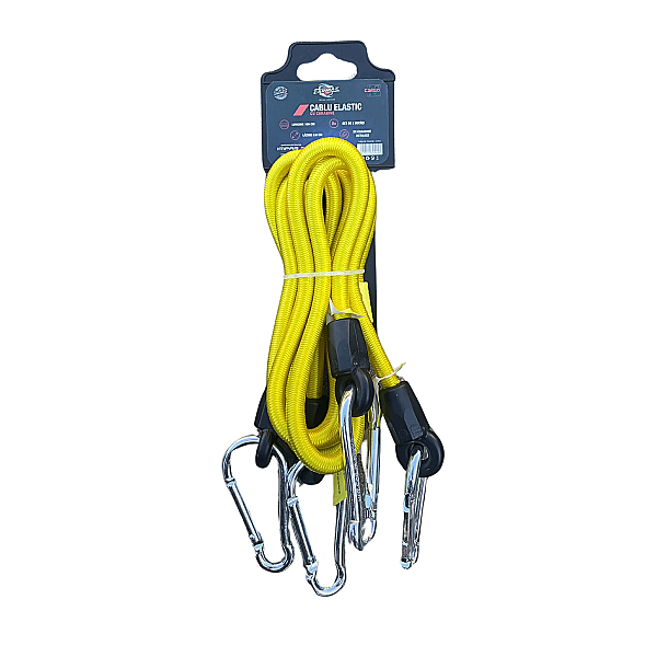 Cablu elastic cu carabine Carmax - set 2buc.