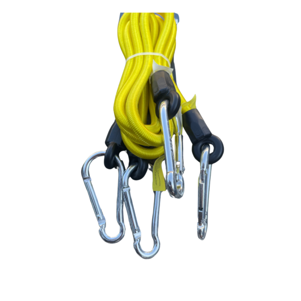 A doua imagine a Cablu elastic cu carabine Carmax - set 2buc.