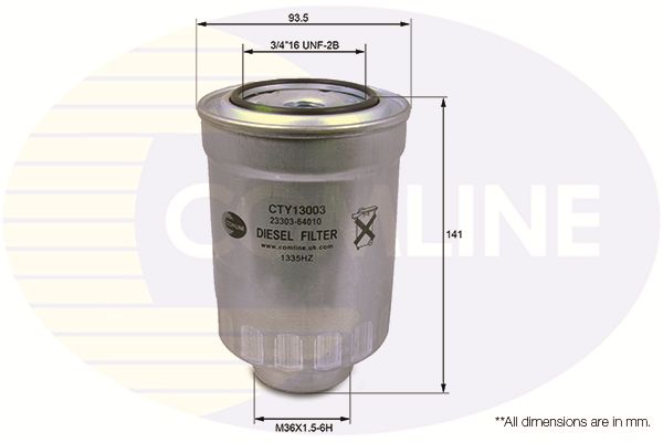 Filtru de combustibil COMLINE CTY13003