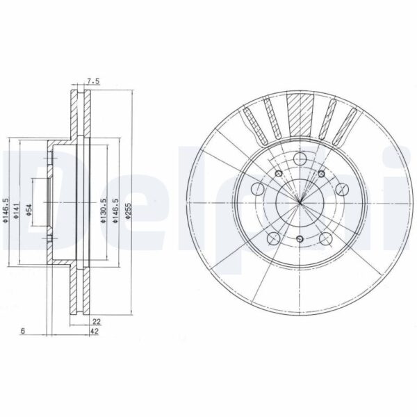 Bujie aprindere Delphi BG2596
