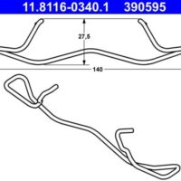 Arc, Etrier Frana ATE 11.8116-0340.1