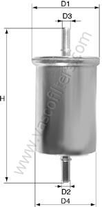 A doua imagine a Filtru de combustibil DAVID VASCO S064