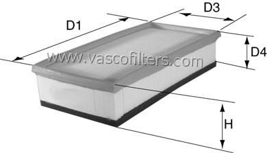 A doua imagine a Filtru de aer DAVID VASCO A331