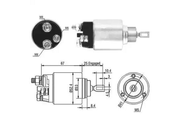 Bobină electromotor Meat & Doria 46151