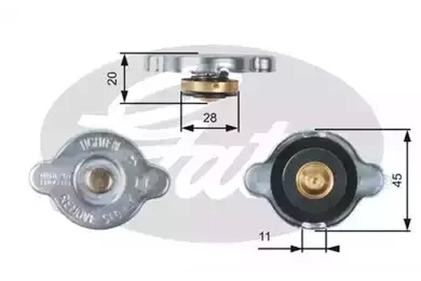 Buson radiator GATES RC133