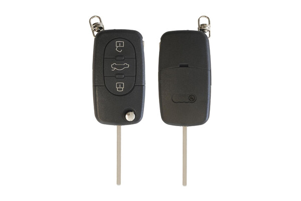 CARCASA CHEIE CONTACT PENTRU AUDI A3 / A6 / A8, 3 BUTOANE, CU CHEIE