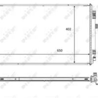 Radiator răcire motor NRF 58453