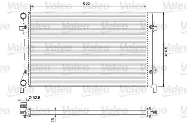Radiator răcire motor VALEO 734332