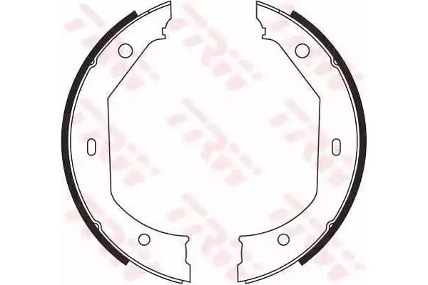 Set saboti frână TRW GS8656