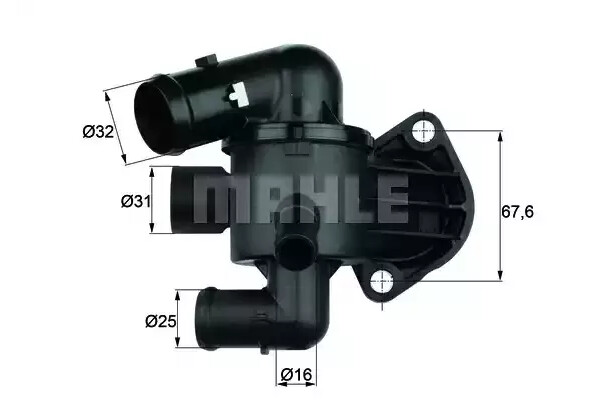 Termostat lichid răcire MAHLE TI3387