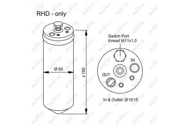 Uscator aer conditionat NRF 33320